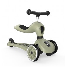 Scoot & Ride Παιδικό Πατίνι με Κάθισμα Highwaykick 1 Olive 00001